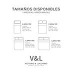 Victorio & Lucchino - Colcha Lavada con Tufting - Modelo Atenea - Blanco
