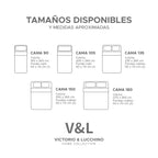 Victorio & Lucchino – Colcha Lavada Termosellada con Volante - Modelo Lorena - Aqua