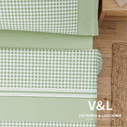 Victorio & Lucchino - Juego de Sábanas Estampadas Algodón/Poliéster - Vicky - Verde