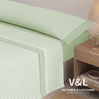 Victorio & Lucchino - Juego de Sábanas Estampadas Algodón/Poliéster - Vicky - Verde