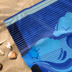 Toalla de Playa Liniva Home — 100% Algodón Egipcio 650gr | 90x175 cm | Modelo Oceano