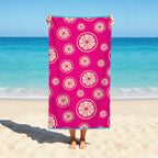 Toalla de Playa Liniva Home — 100% Algodón Egipcio 650gr | 90x175 cm | Modelo Pomelos