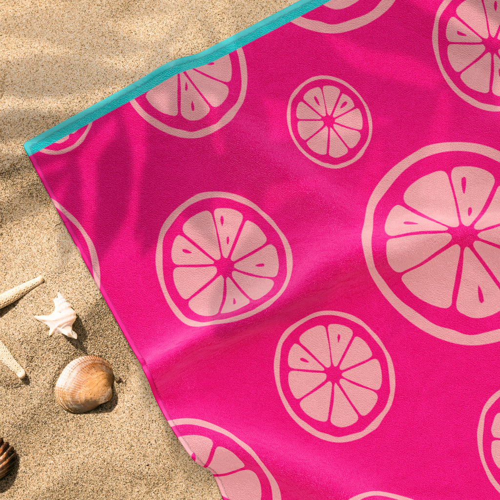 Toalla de Playa Liniva Home — 100% Algodón Egipcio 650gr | 90x175 cm | Modelo Pomelos