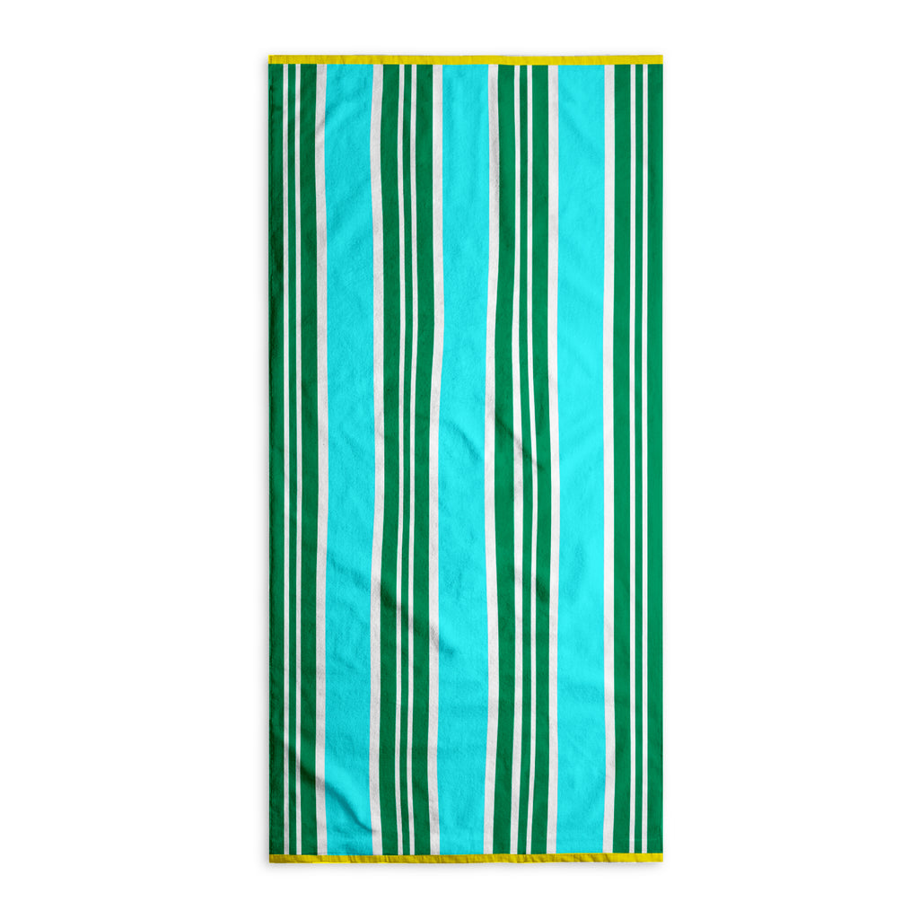 Toalla de Playa Liniva Home — 100% Algodón Egipcio 650gr | 90x175 cm | Modelo Rayas