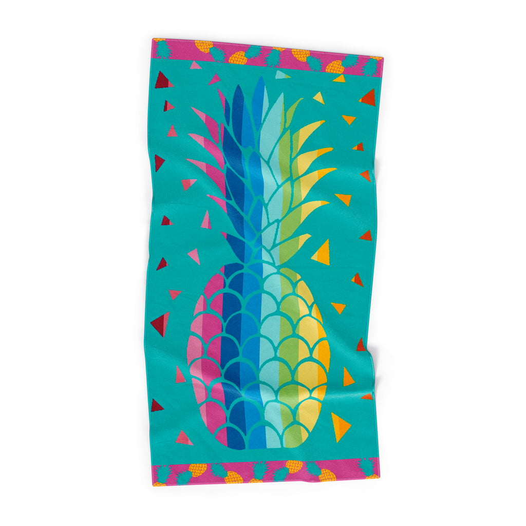 Toalla de Playa Liniva Home — 100% Algodón Egipcio 650gr | 90x175 cm | Modelo Piña