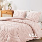 Victorio & Lucchino - Colcha Lavada con Tufting - Modelo Atenea - Rosa