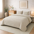 Victorio & Lucchino - Colcha Lavada con Tufting - Modelo Atenea - Beige